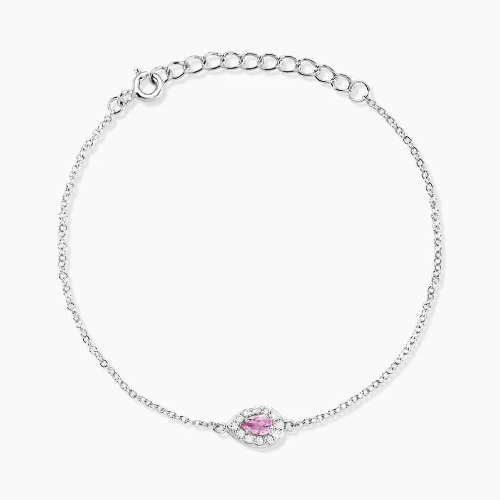 Bracelet Argent Tania Oxydes De Zirconium