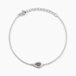 Bracelet Argent Tania Oxydes De Zirconium