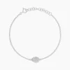 Bracelet Argent Tricoria Oxydes De Zirconium