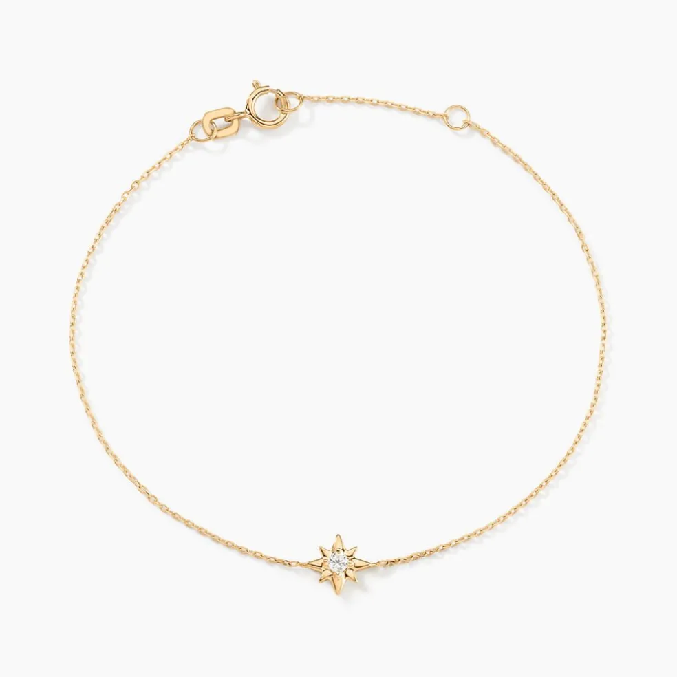 Bracelet Astralia Or Jaune Oxyde De Zirconium