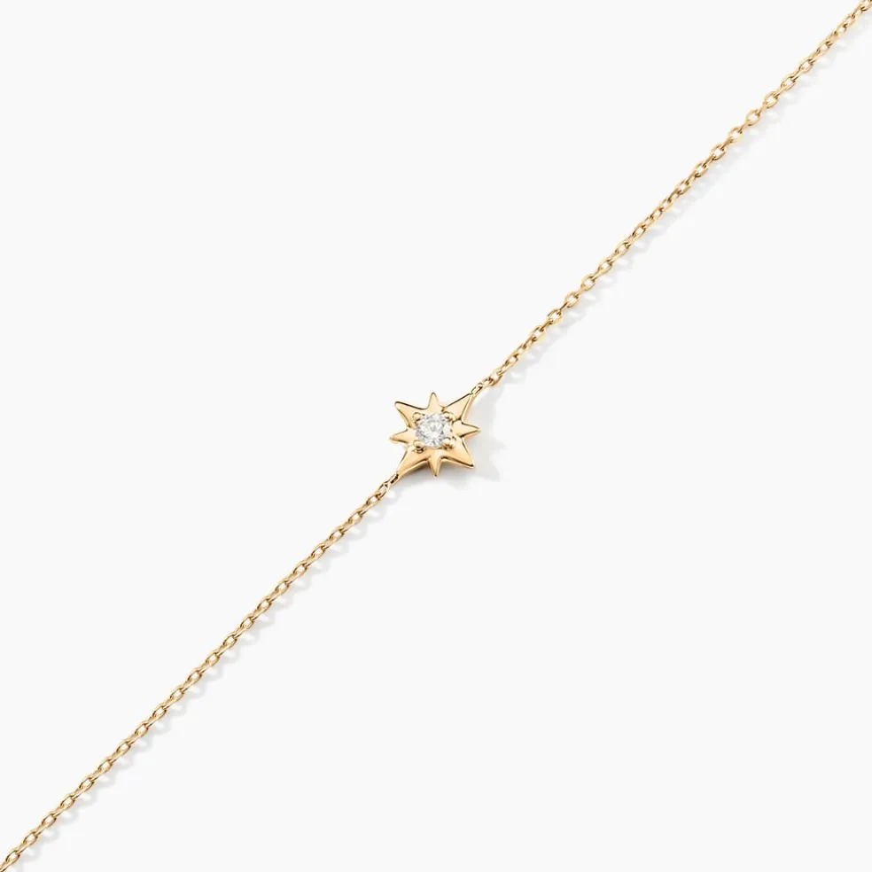 Bracelet Astralia Or Jaune Oxyde De Zirconium