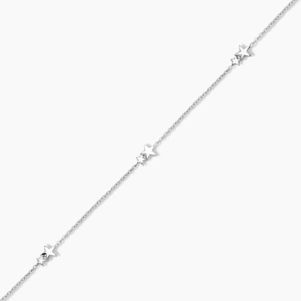 Bracelet Astria Argent Blanc