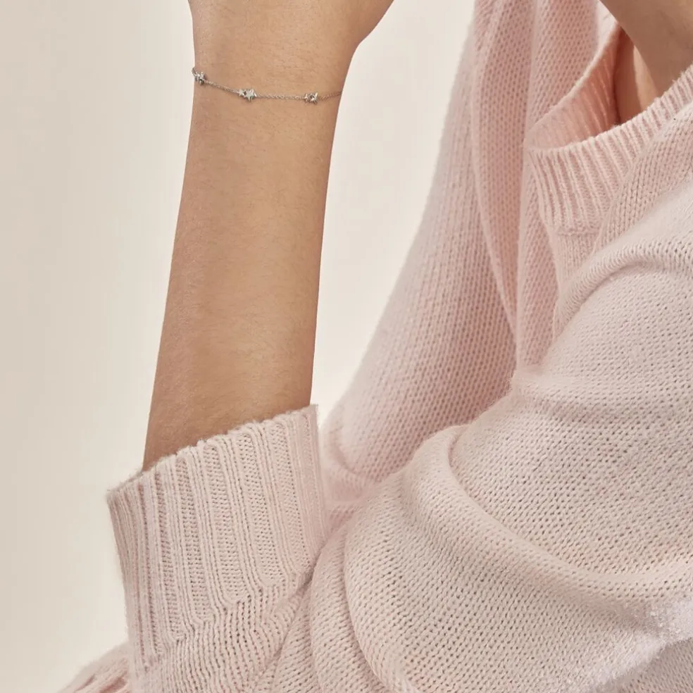 Bracelet Astria Argent Blanc