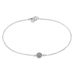 Bracelet Auxana Argent Blanc Oxyde De Zirconium