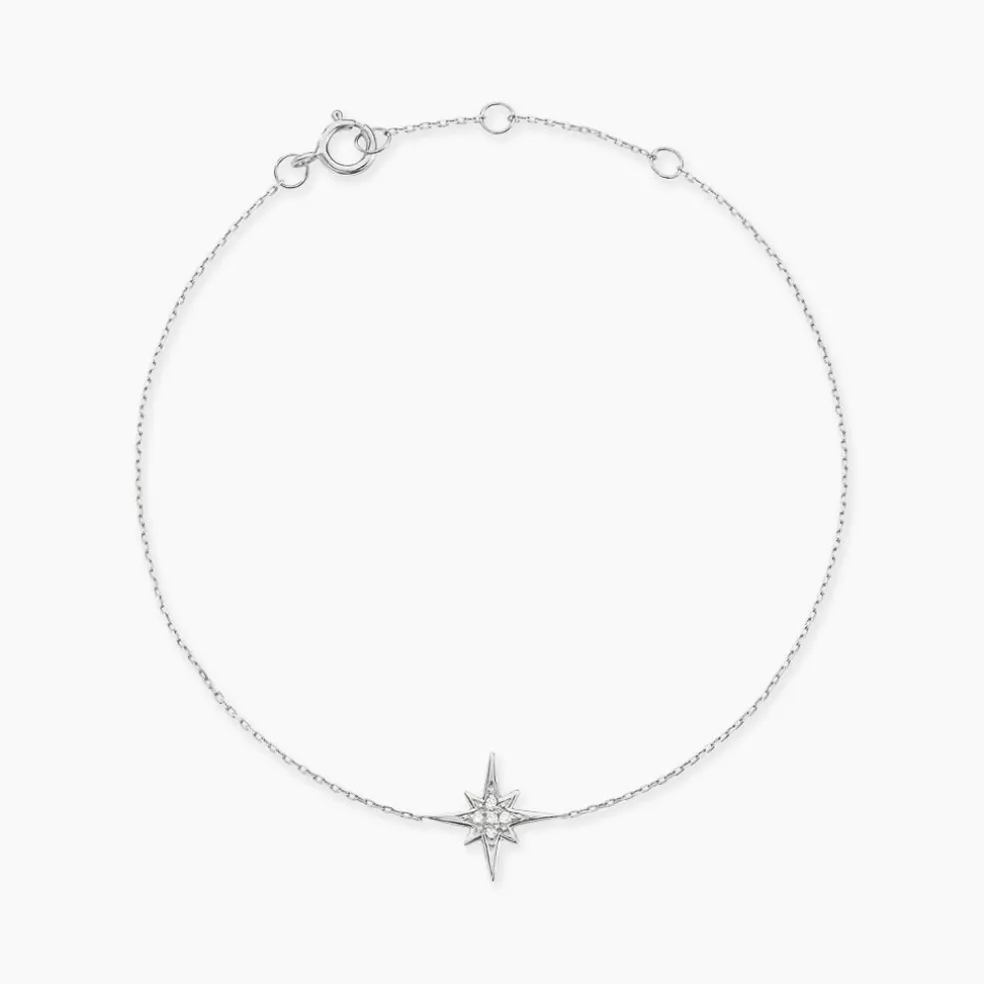 Bracelet Aveline Or Blanc Diamant