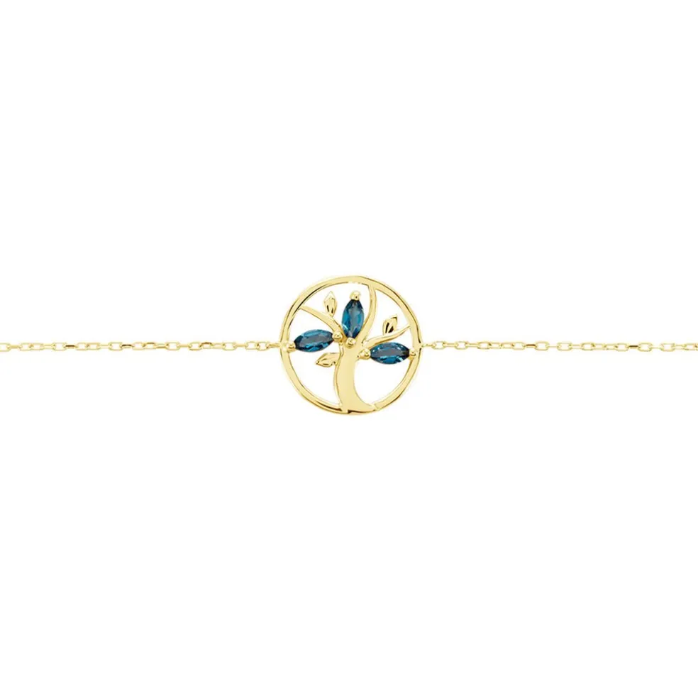 Bracelet Baylee Or Jaune Topaze