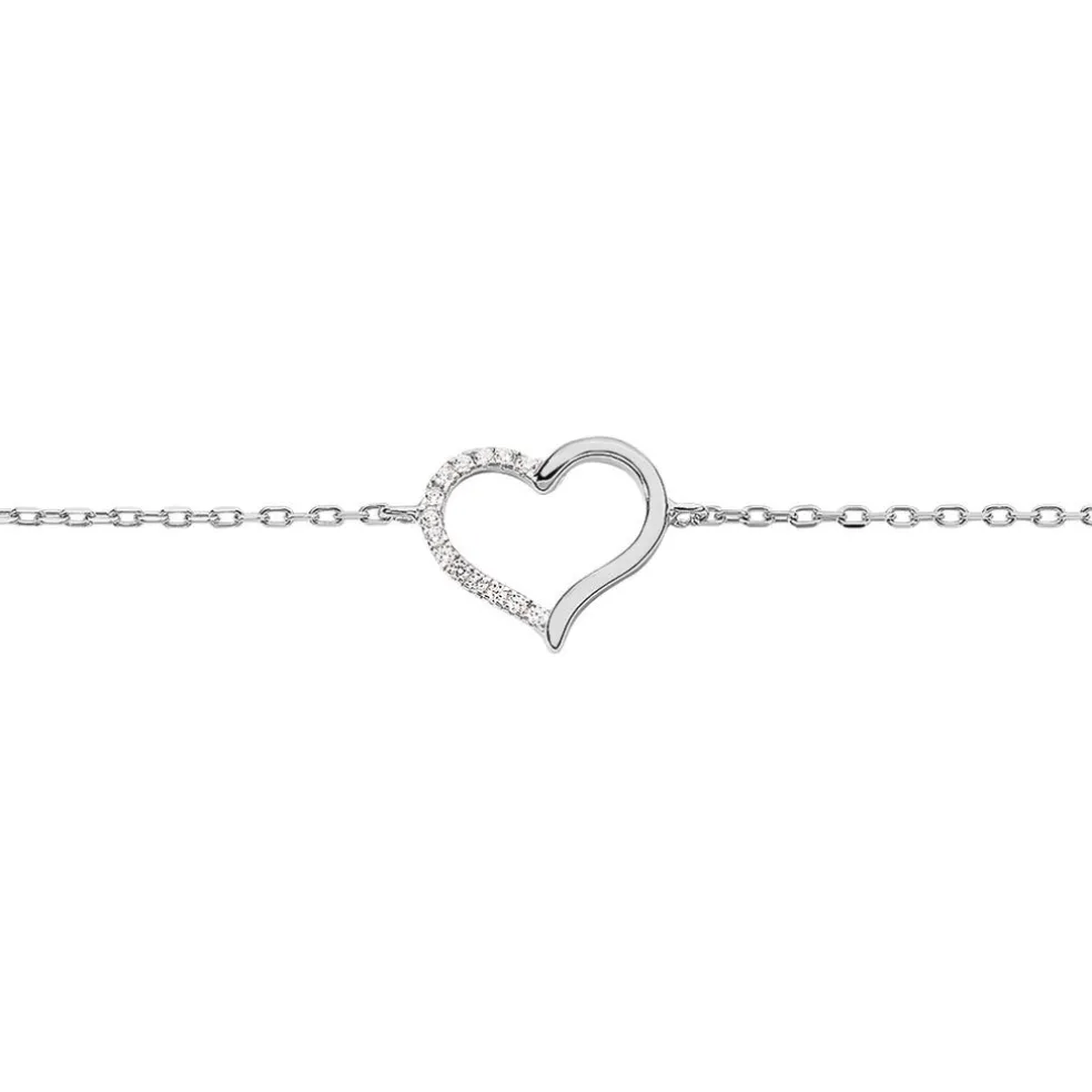 Bracelet Bertille Argent Blanc Oxyde De Zirconium