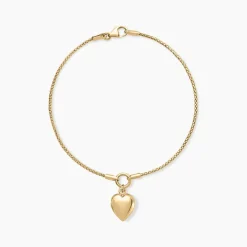 Bracelet Big Love Or Jaune