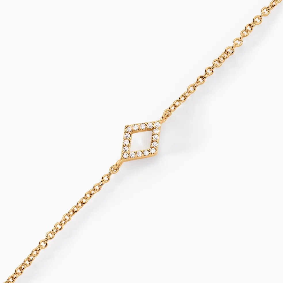 Bracelet Brody Plaqué Or Jaune Oxydes De Zirconium