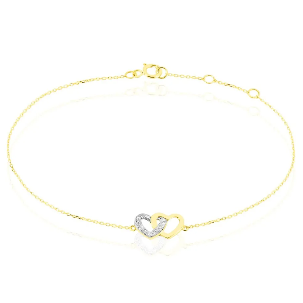 Bracelet Brunehaut Or Jaune Diamant