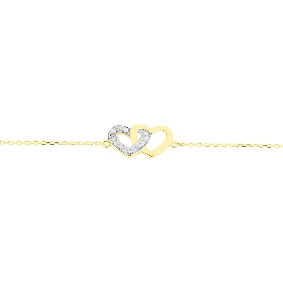 Bracelet Brunehaut Or Jaune Diamant