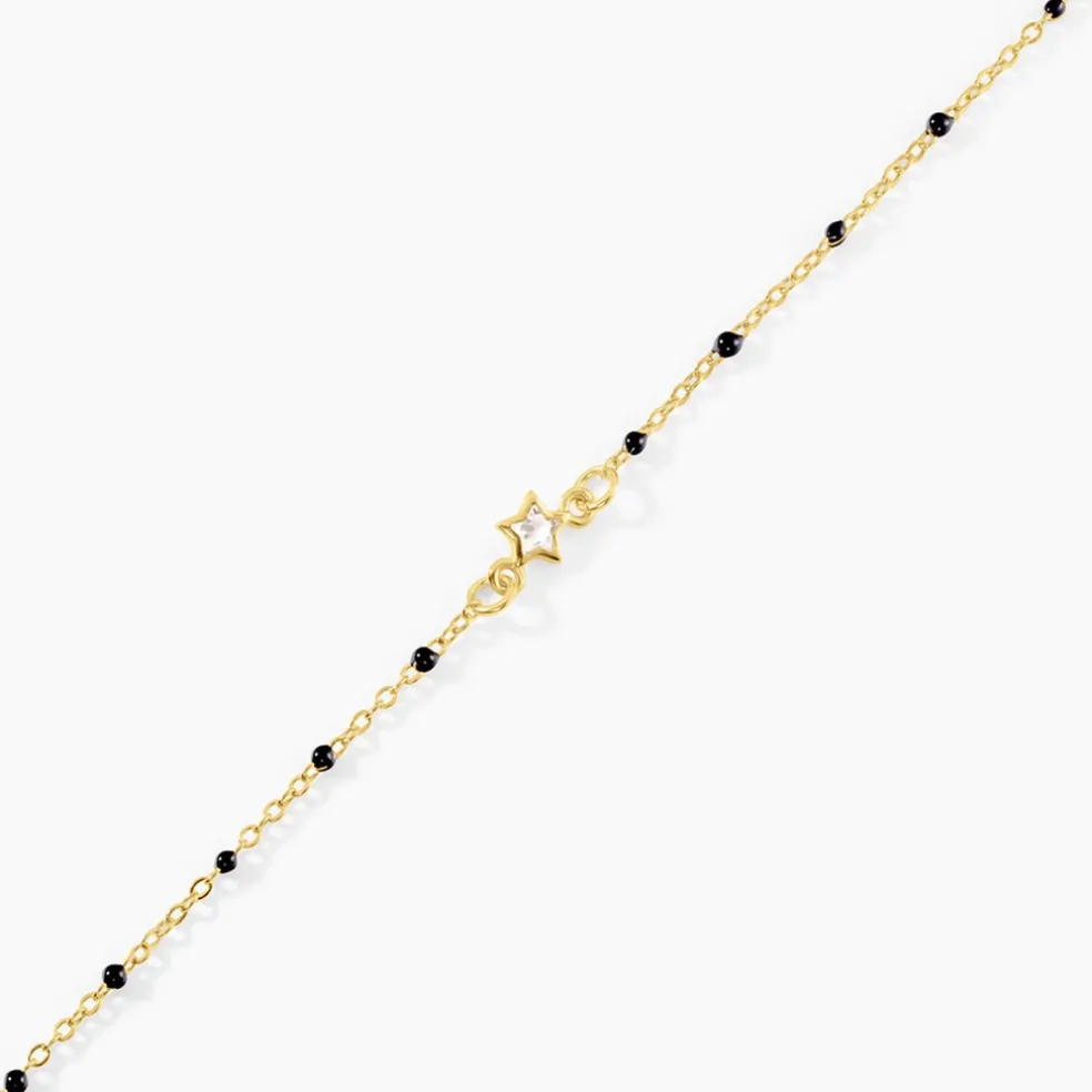 Bracelet Bubble Argent Jaune Oxyde De Zirconium