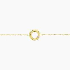 Bracelet Caius Or Jaune Oxyde De Zirconium