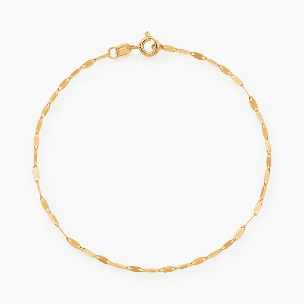 Bracelet Camelie Or Jaune