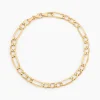 Bracelet Cameo Alternee 1/3 Or Jaune
