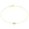 Bracelet Campsis Or Jaune Calcedoine