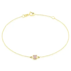Bracelet Campsis Or Jaune Calcedoine