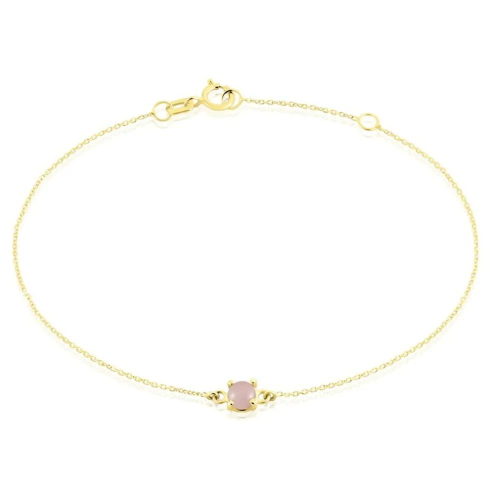 Bracelet Campsis Or Jaune Calcedoine