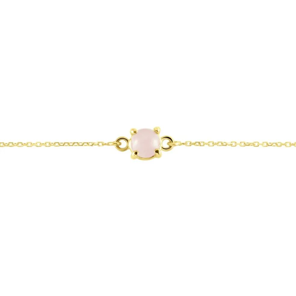 Bracelet Campsis Or Jaune Calcedoine