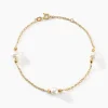 Bracelet Cannelle Or Jaune Perle De Culture