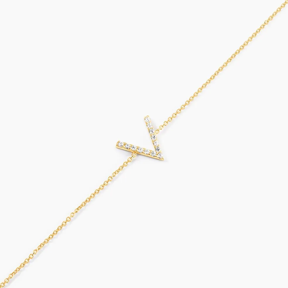 Bracelet Celene Or Jaune Oxyde De Zirconium