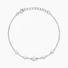 Bracelet Celesta Argent Blanc
