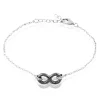 Bracelet Celinia Argent Blanc Céramique Et Oxyde De Zirconium