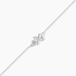 Bracelet Cesarine Argent Blanc Oxyde De Zirconium
