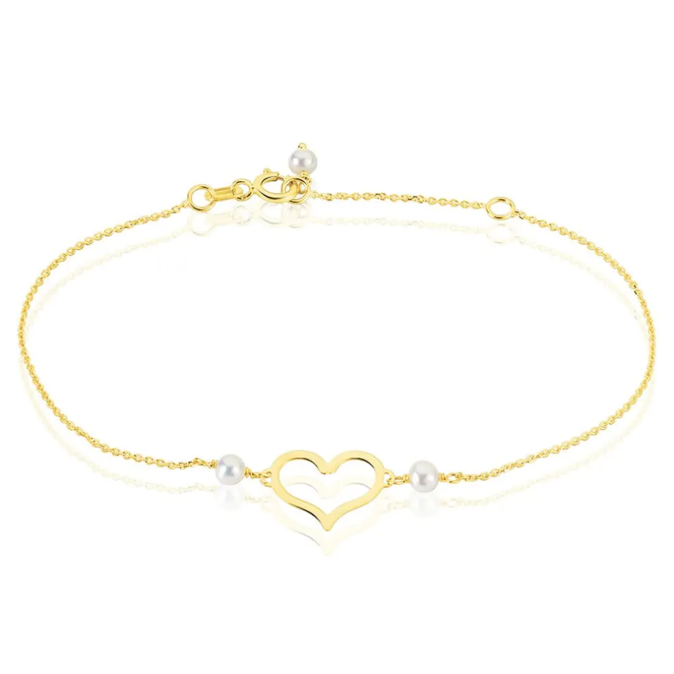 Bracelet Chabha Or Jaune Perle De Culture