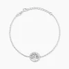 Bracelet Chimere Argent Blanc Oxyde De Zirconium