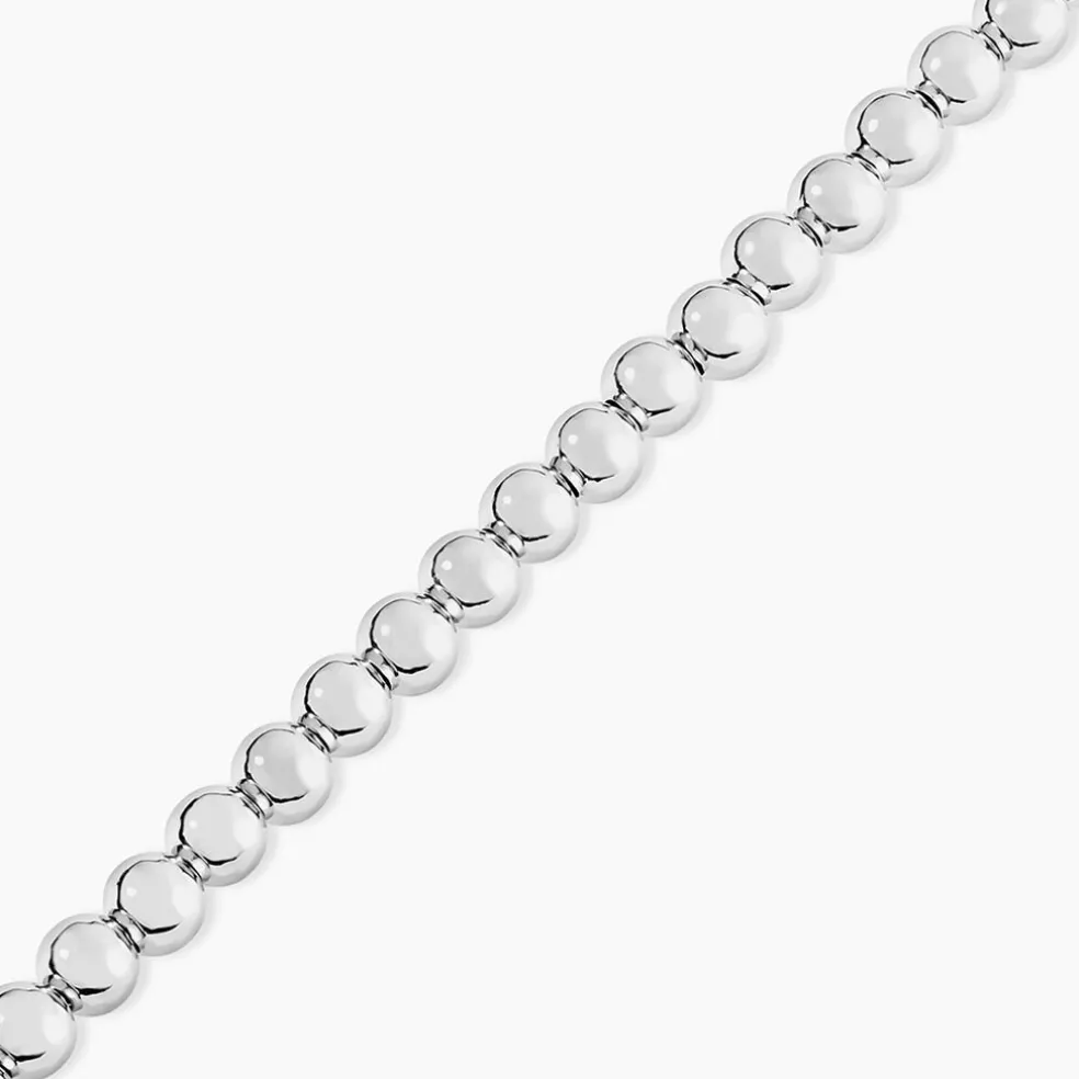 Bracelet Ciska Argent Blanc