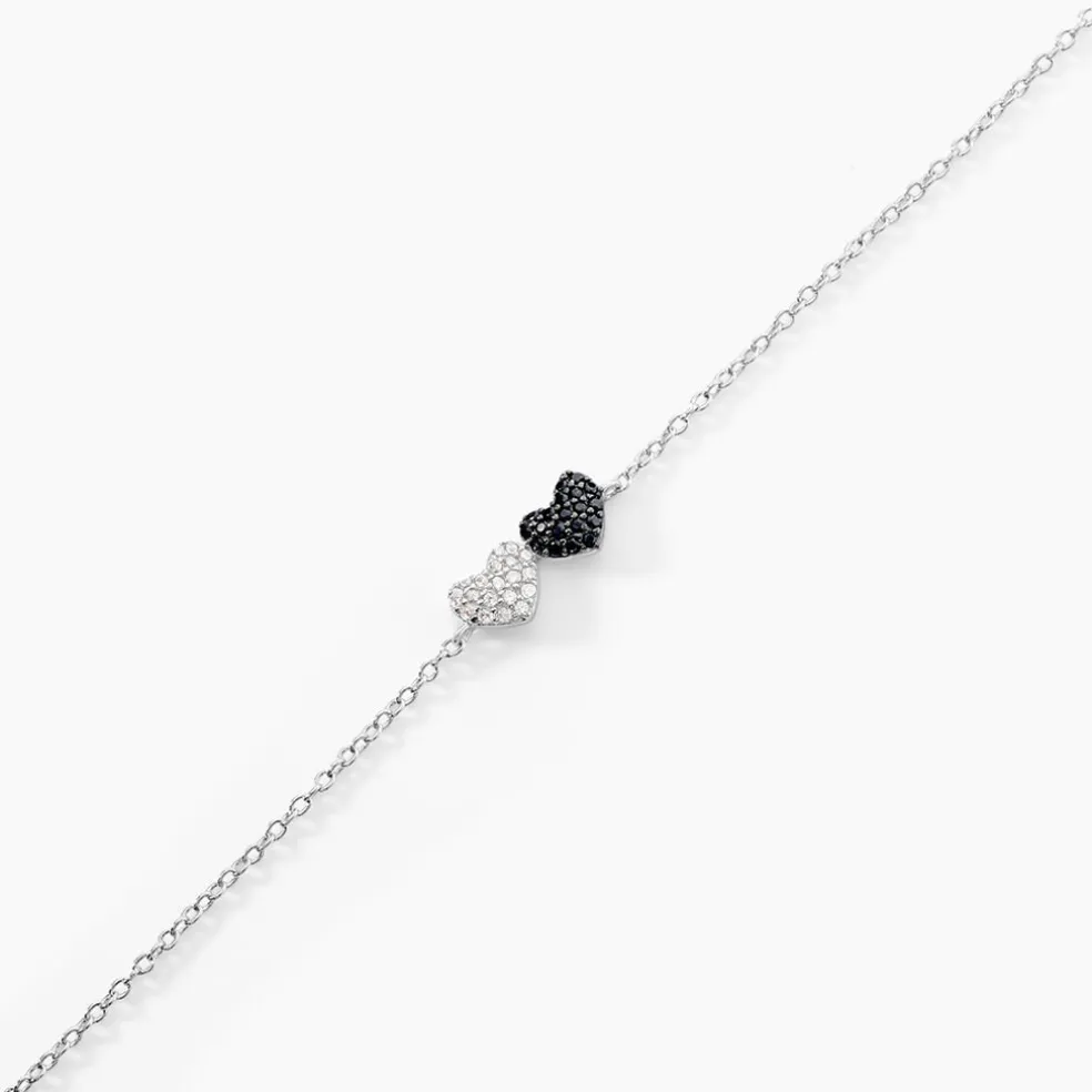 Bracelet Clementine Argent Blanc Oxyde De Zirconium