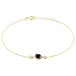 Bracelet Clothilde Or Jaune Topaze Oxyde De Zirconium