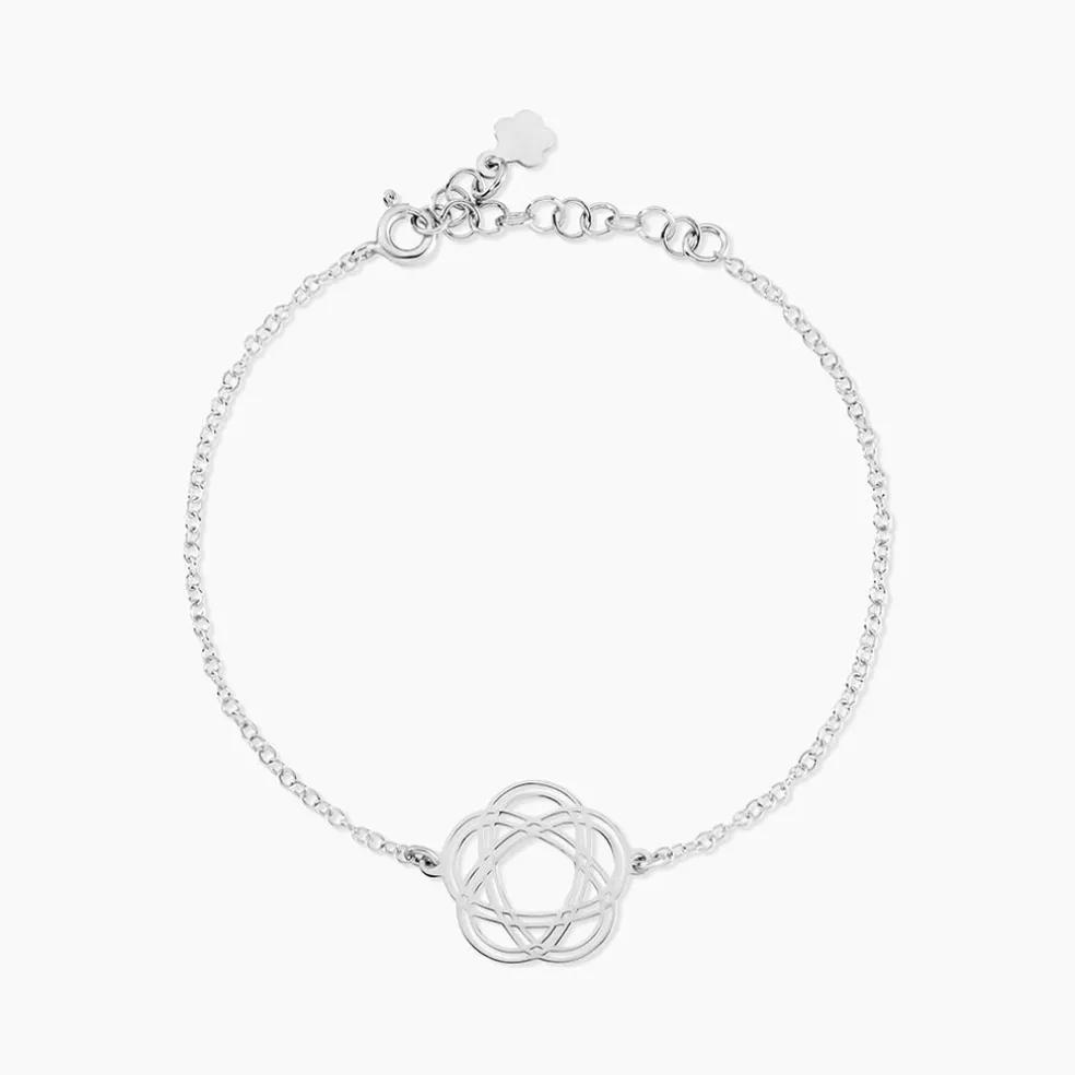 Bracelet Constellation Argent Blanc