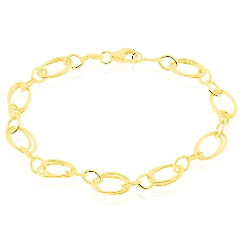 Bracelet Crepine Or Jaune