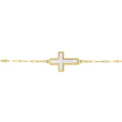 Bracelet Crescentius Or Jaune Nacre