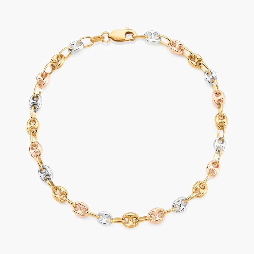 Bracelet Dami Or Tricolore