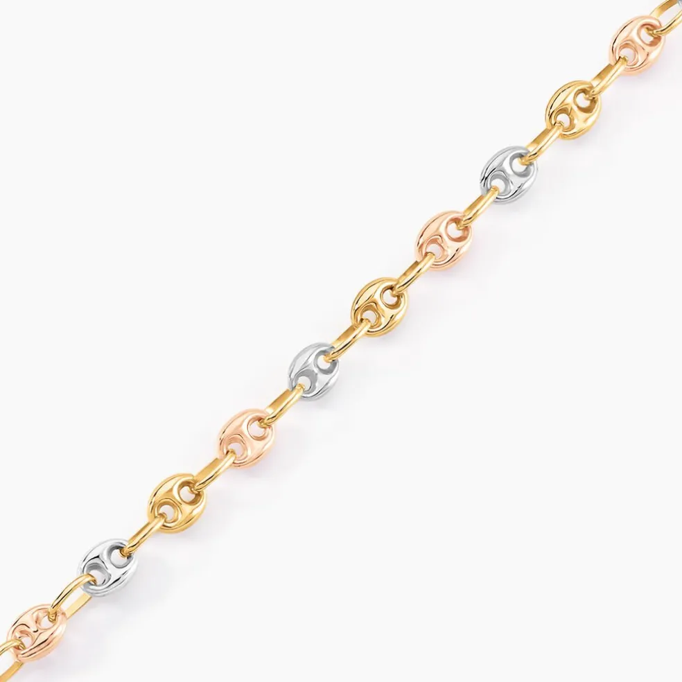 Bracelet Dami Or Tricolore