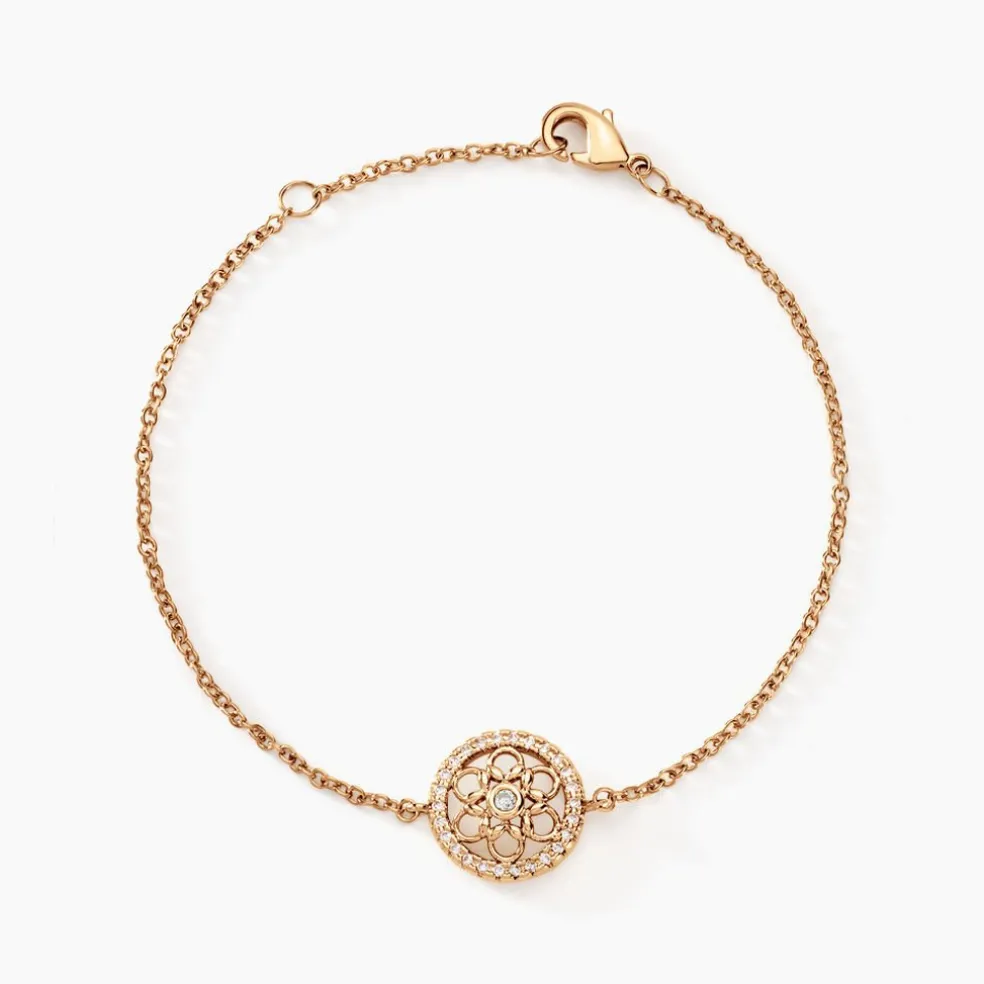 Bracelet Danya Plaqué Or Doré Oxyde De Zirconium