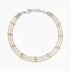 Bracelet Daralea Argent Tricolore