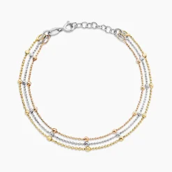 Bracelet Daralea Argent Tricolore