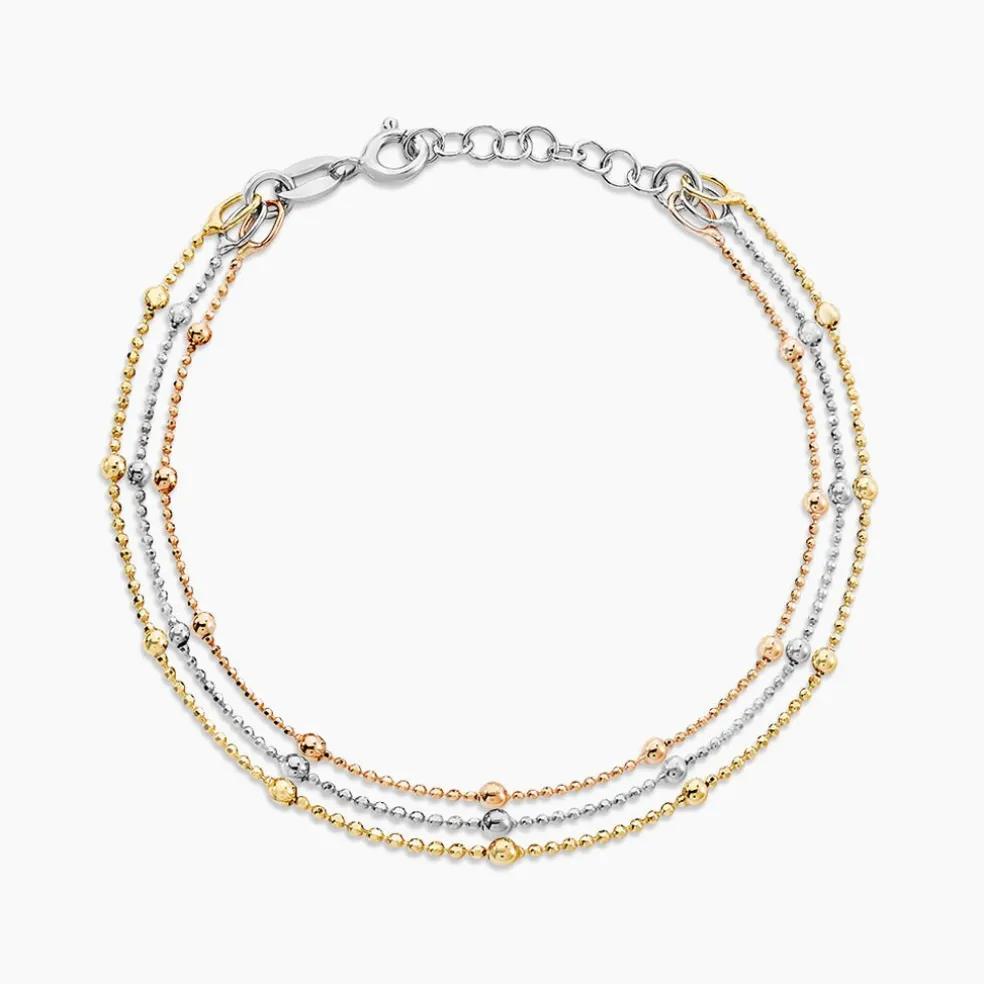 Bracelet Daralea Argent Tricolore