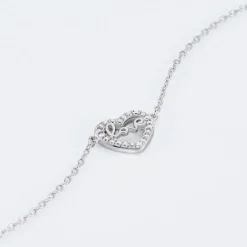 Bracelet Delicata Argent Blanc Oxyde De Zirconium