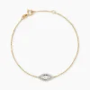 Bracelet Desiderio Or Jaune Oxyde De Zirconium