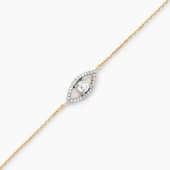 Bracelet Desiderio Or Jaune Oxyde De Zirconium