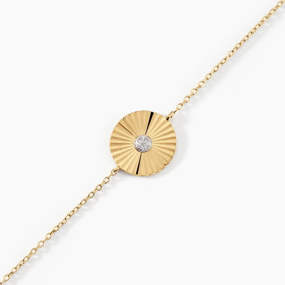 Bracelet Diamantae Or Jaune Diamant