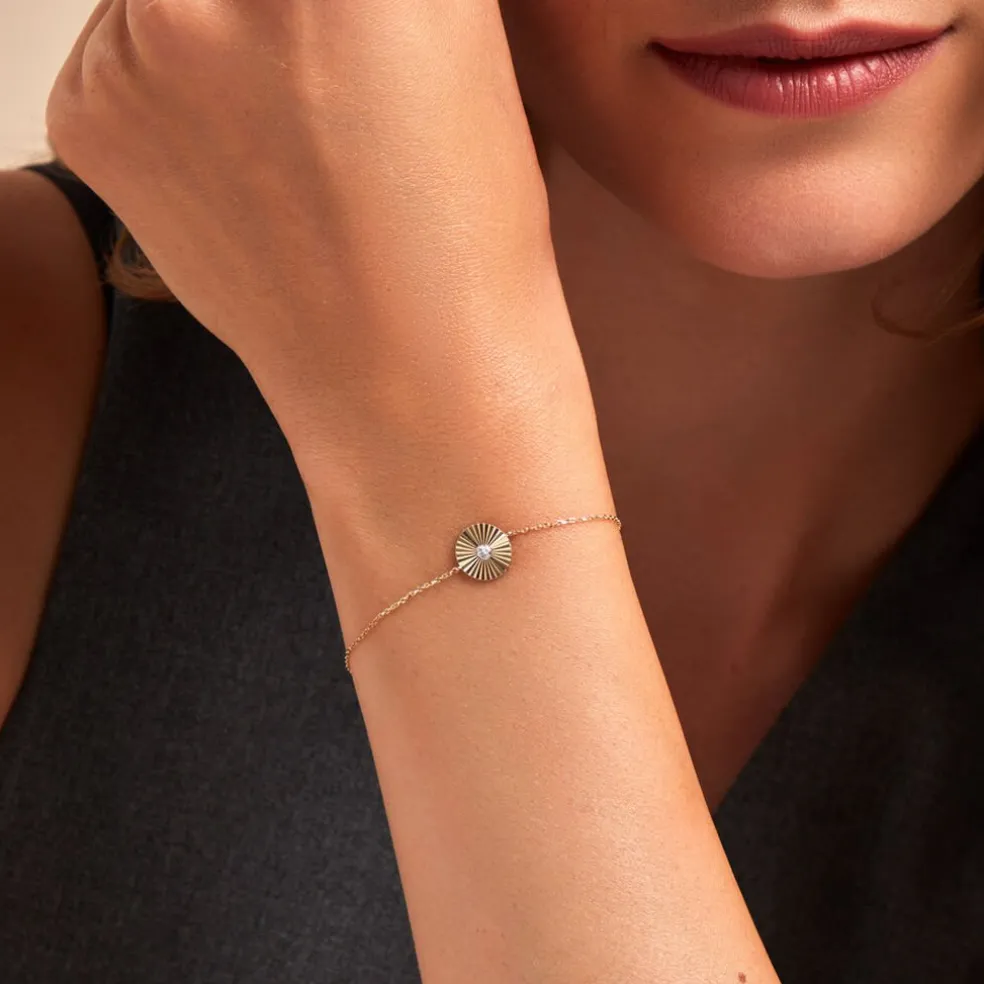 Bracelet Diamantae Or Jaune Diamant