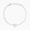 Bracelet Dorthea Argent Blanc Oxyde De Zirconium