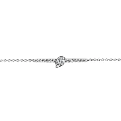 Bracelet Drop Or Blanc Diamant