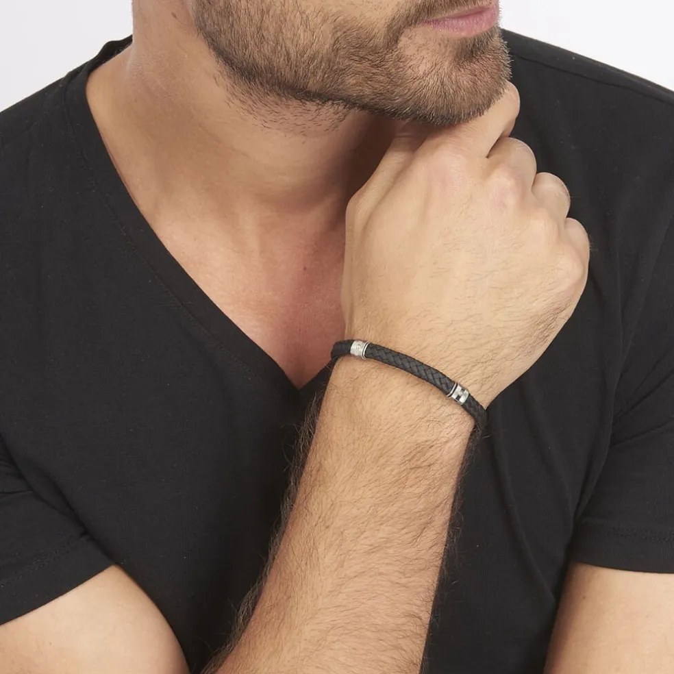 Bracelet Echati Or Acier Bicolore